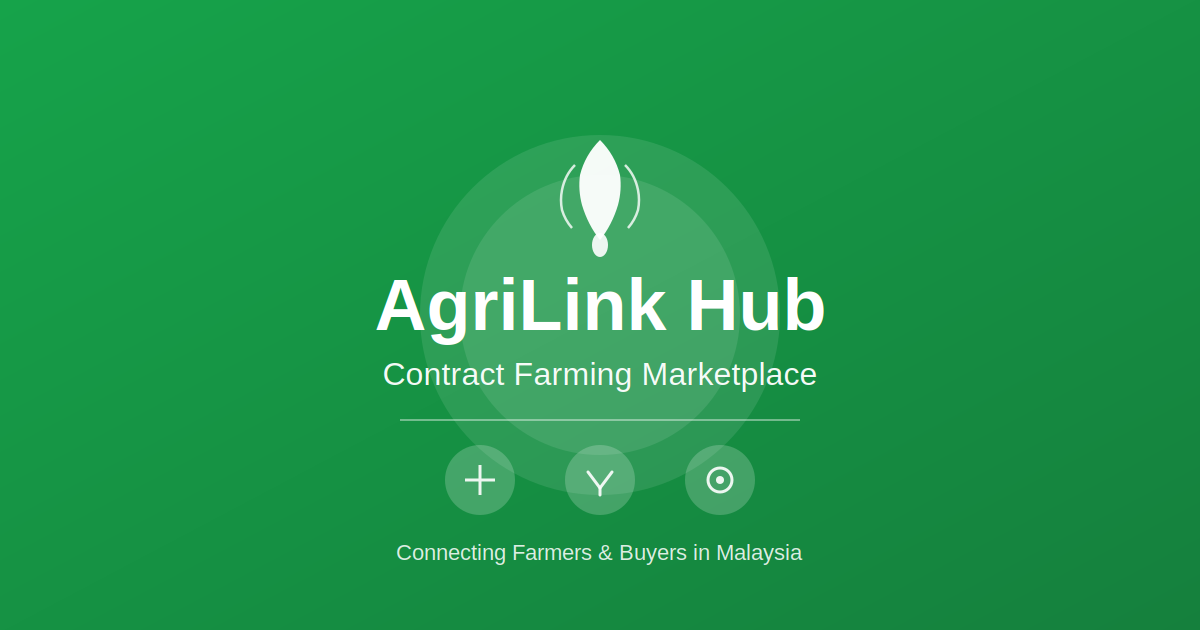 AgriLink Hub - Contract Farming Marketplace